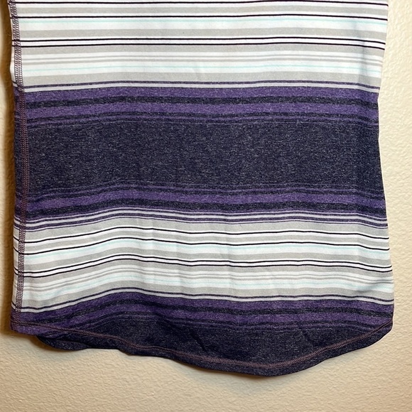 Lululemon Athletica Purple Stripe Tank Top - Picture 3 of 11